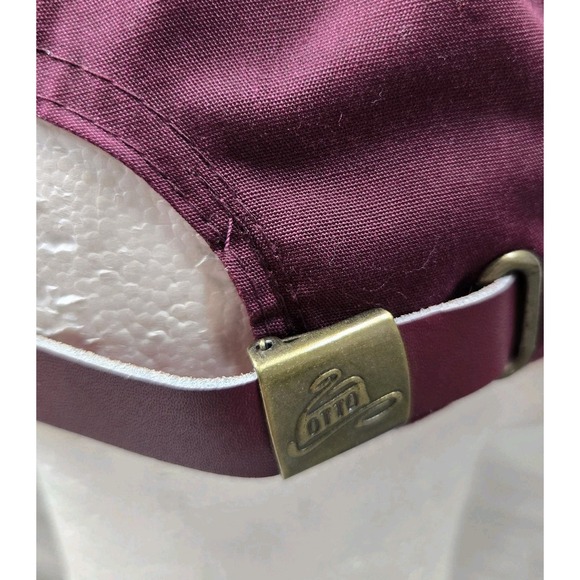 Vintage Norfolk Western Hat Adult Red Otto Strapback‎ Cap With Pins - Picture 7 of 14